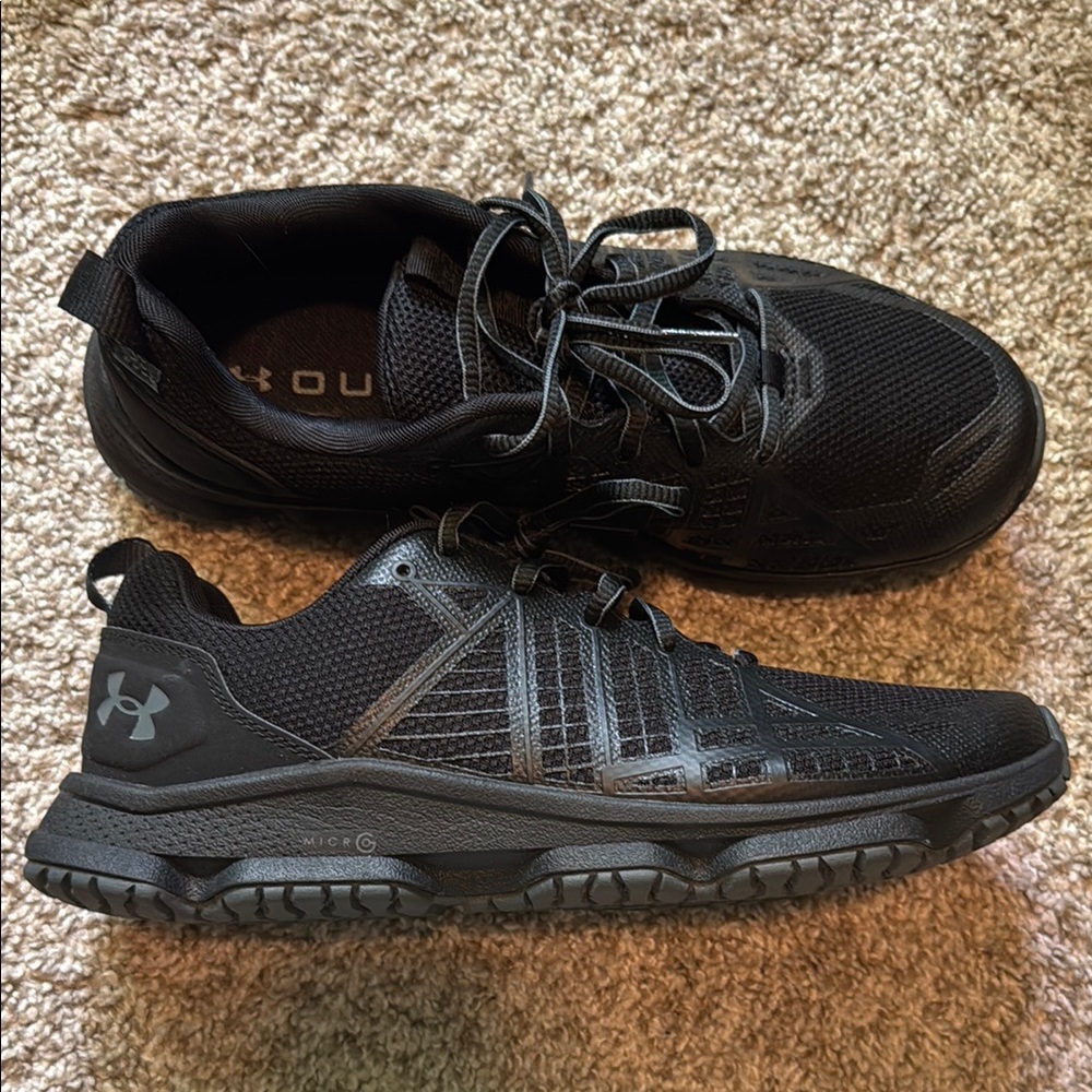 Under Armour strike fast tactical Black Athletic Shoes with Breathable Mesh